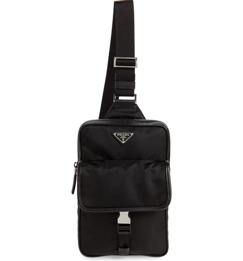 bloomingdales prada handbags|Prada nylon sling bags.